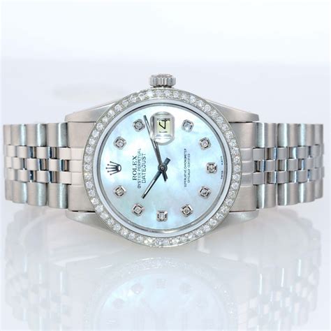 rolex datejust 36mm white gold bezel|Rolex Datejust 36mm stainless steel.